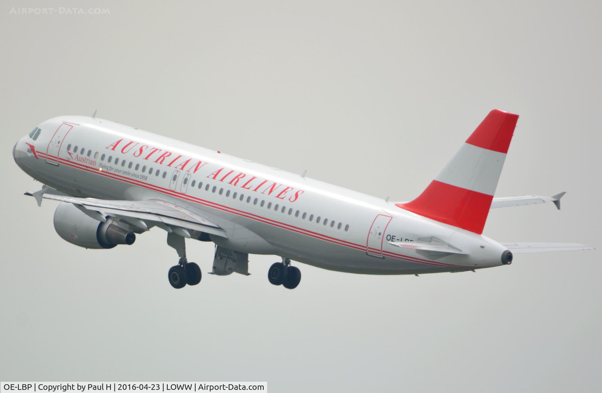 OE-LBP, 1998 Airbus A320-214 C/N 797, Austrian Airlines Retro-Jet A320 at VIE/LOWW