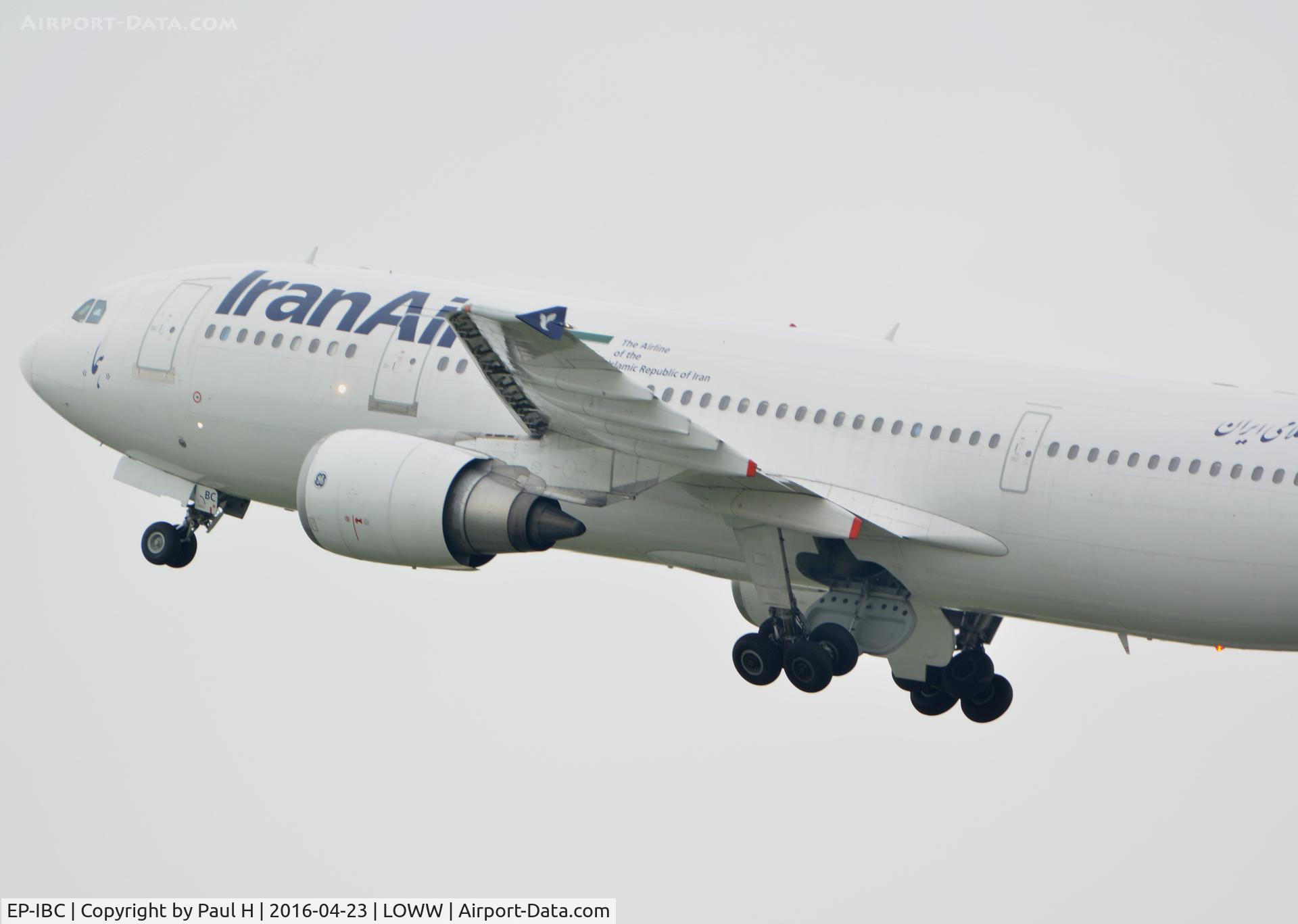 EP-IBC, 1992 Airbus A300B4-605R C/N 632, Iran Air A310 at VIE/LOWW