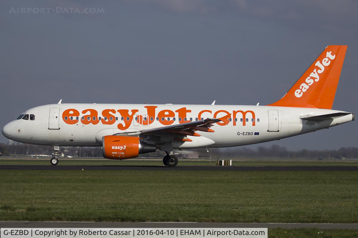 G-EZBD, 2006 Airbus A319-111 C/N 2873, Amsterdam