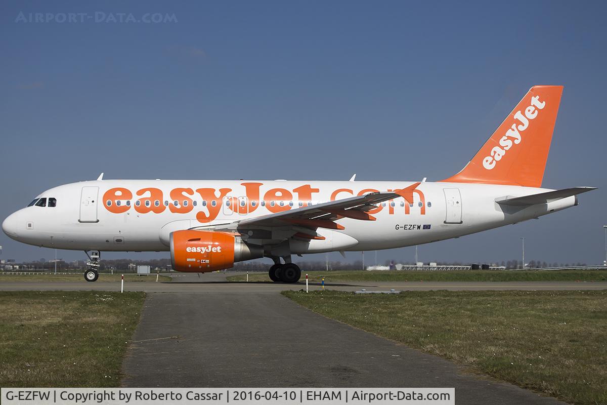 G-EZFW, 2010 Airbus A319-111 C/N 4380, Amsterdam
