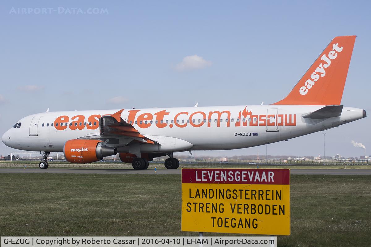 G-EZUG, 2011 Airbus A320-214 C/N 4680, Amsterdam