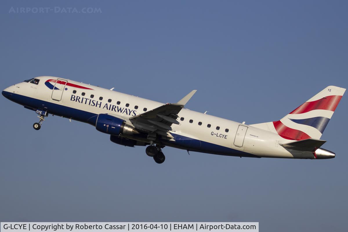 G-LCYE, 2009 Embraer ERJ-170-100STD C/N 17000296, Amsterdam