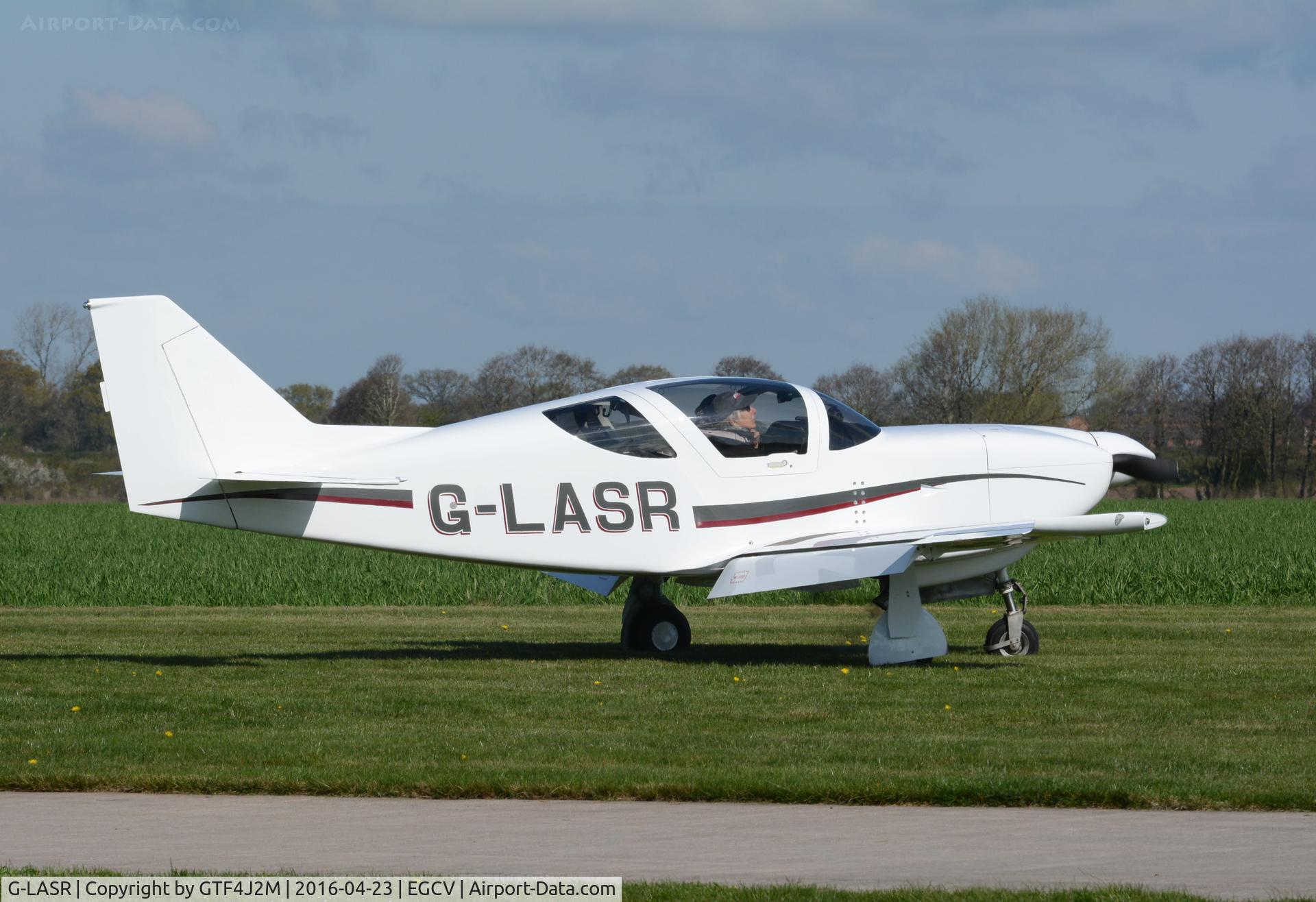 G-LASR, 1990 Stoddard-Hamilton Glasair Super II RG C/N 2027, G-LASR at Sleap 23.4.16