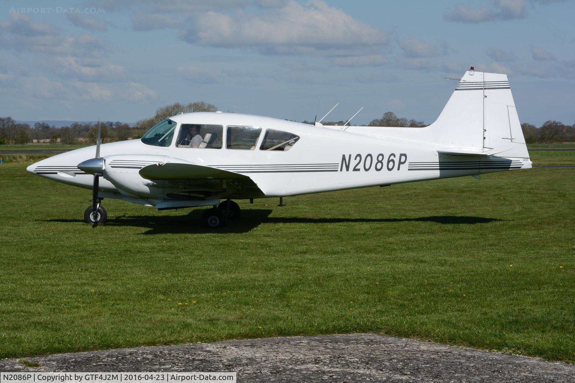N2086P, 1956 Piper PA-23-150 Apache C/N 23-674, N2086P  PA23 Geronimo conversion at Sleap 23.4.16