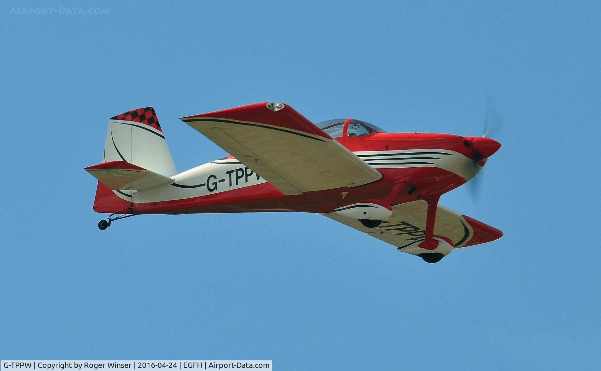 G-TPPW, 2013 Vans RV-7 C/N LAA 323-14966, Resident RV-7 over Runway 04.