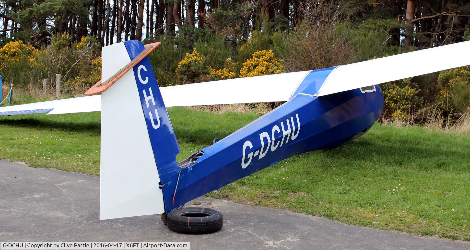 G-DCHU, 2008 Schleicher K-8B C/N 8794, Parked up at Easterton Gliding field, Elgin, Moray.