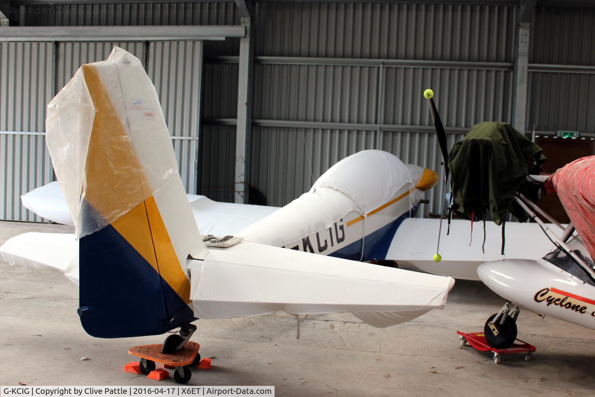 G-KCIG, 1972 Sportavia-Putzer RF-5B Sperber C/N 51005, Hangared at Easterton Gliding field, Elgin, Moray.