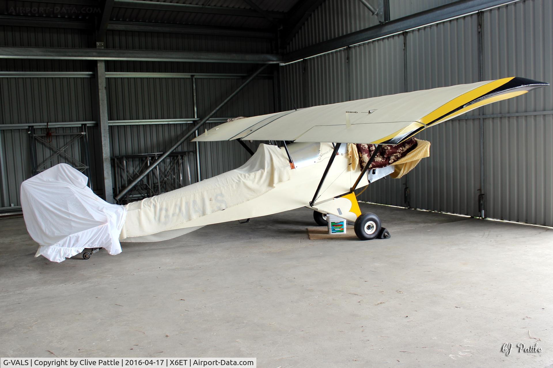 G-VALS, 1997 Pietenpol Air Camper C/N PFA 047-13157, Hangared at Easterton Gliding field, Elgin, Moray.