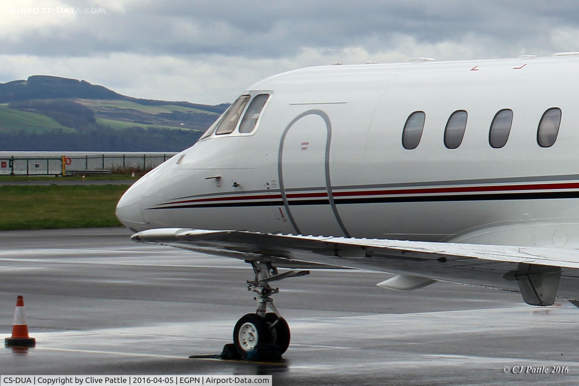 CS-DUA, 2008 Hawker Beechcraft 750 C/N HB-4, Nose detail - On the apron at Dundee Riverside EGPN