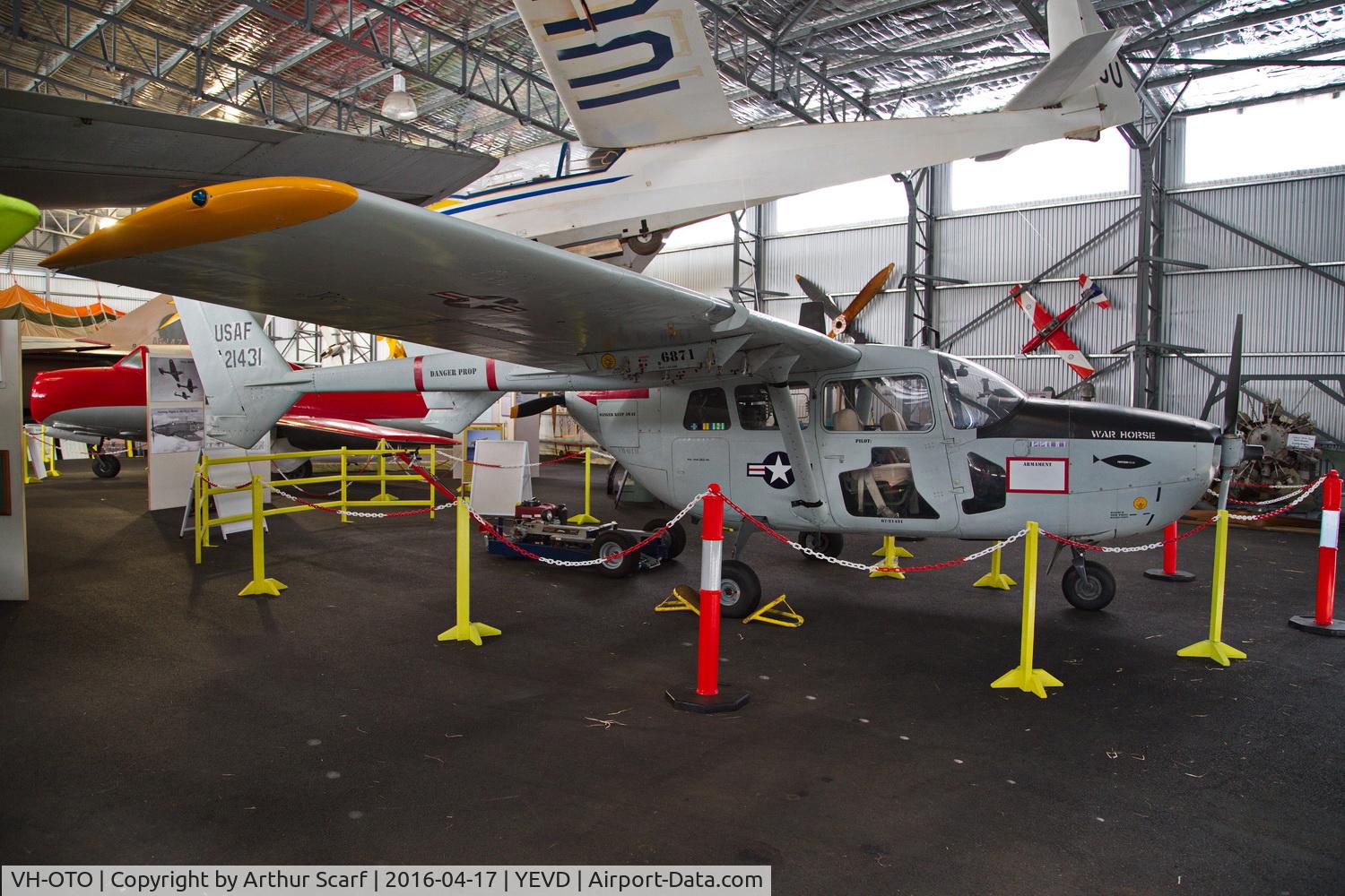 VH-OTO, 1967 Cessna O-2B Super Skymaster C/N 337M0137, Evans Head Memorial Aerodrome Heritage Aviation Museum April 2016