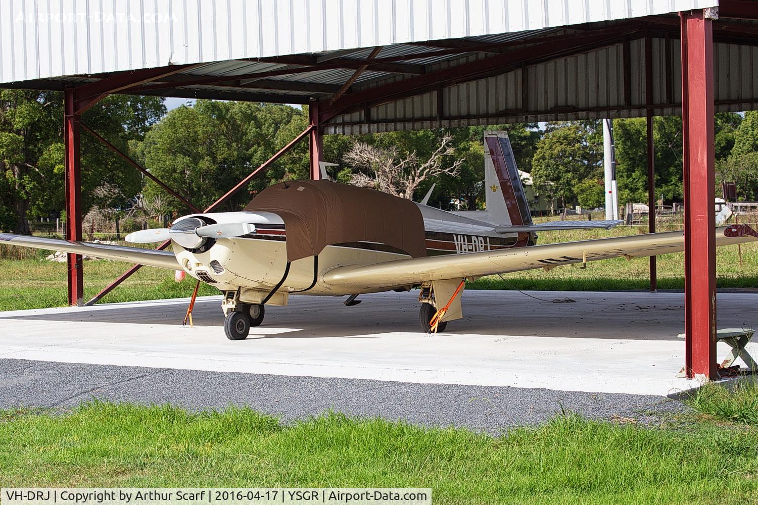 VH-DRJ, 1966 Mooney M20F Executive C/N 670111, South Grafton Airstrip NSW  April 2016