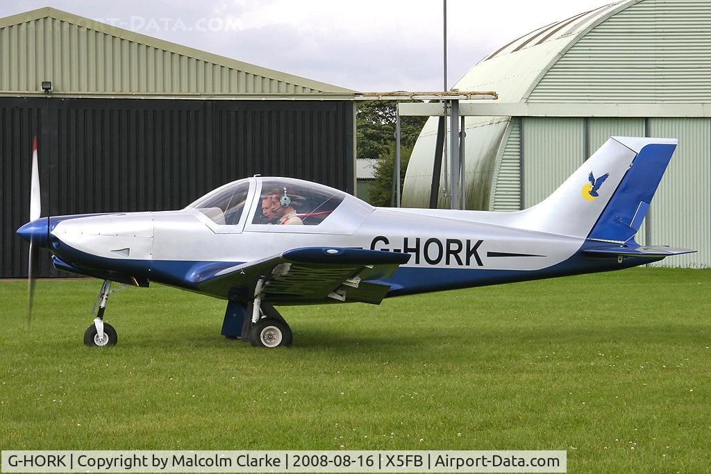 G-HORK, 2007 Alpi Aviation Pioneer 300 Hawk C/N PFA 330A-14741, Alpi Aviation Pioneer 300 Hawk, Fishburn Airfield, August 2008.