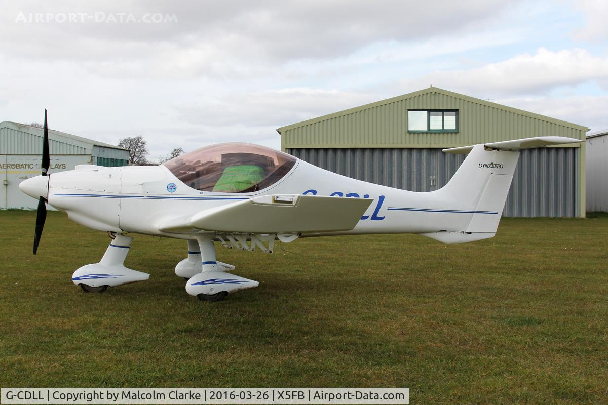G-CDLL, 2005 Dyn'Aero MCR-01 ULC Banbi C/N PFA 301B-14348, Dyn'Aero MCR-01 ULC at Fishburn Airfield, March 2016.