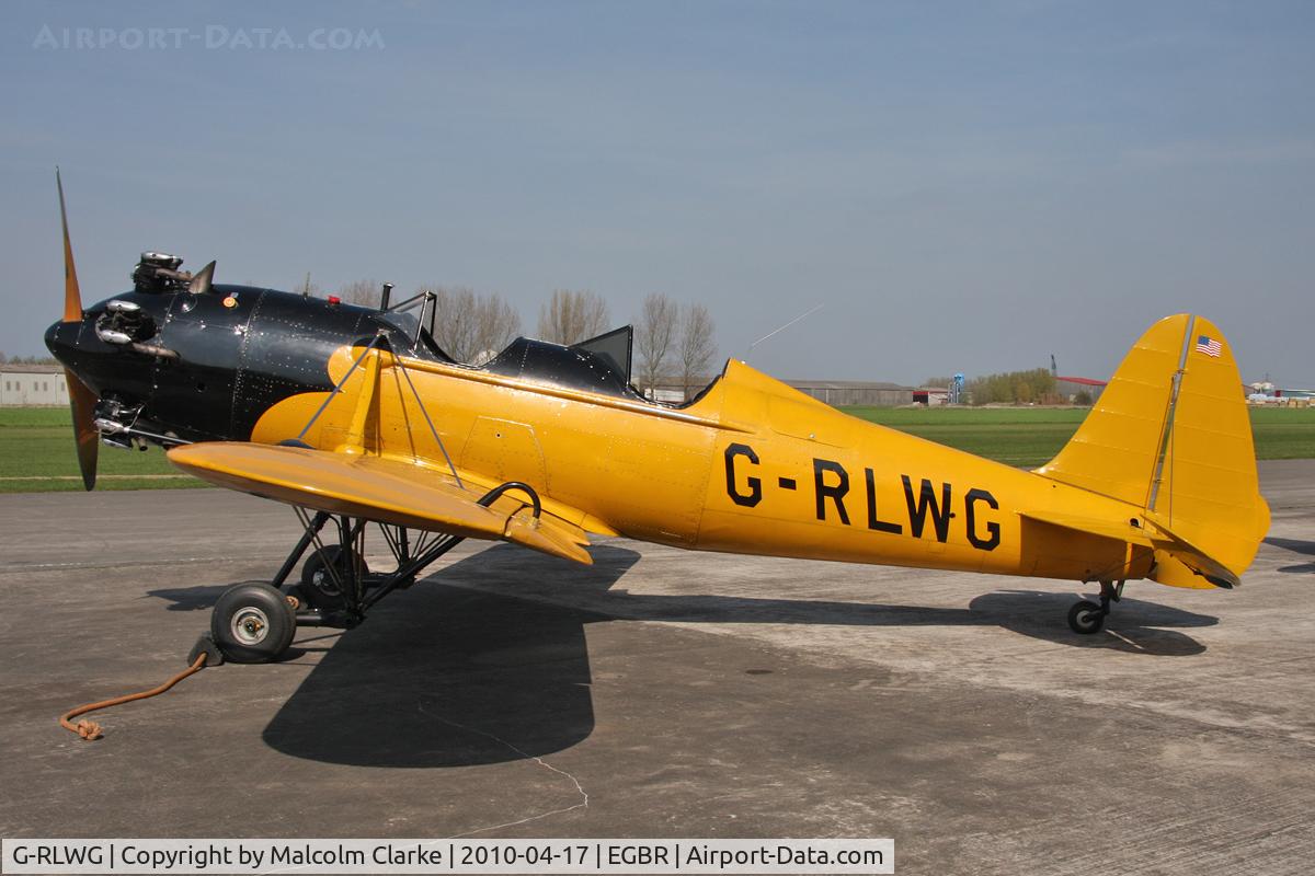 G-RLWG, 1942 Ryan PT-22 Recruit (ST3KR) C/N 1716, Ryan ST3KR at the John McLean Aerobatics Trophy competition, Breighton Airfield, UK in 2010.