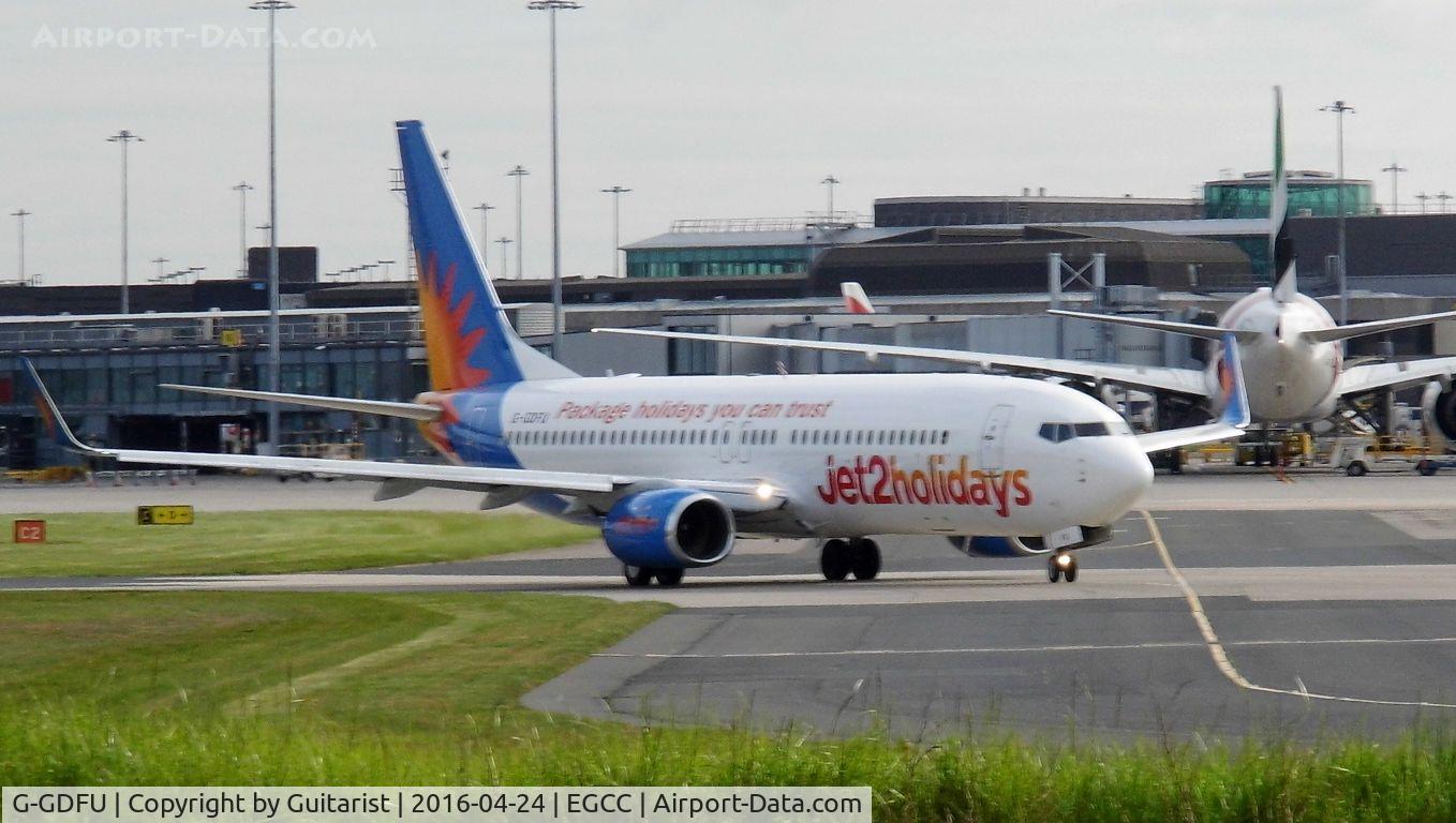G-GDFU, 2001 Boeing 737-8K5 C/N 30416, At Manchester