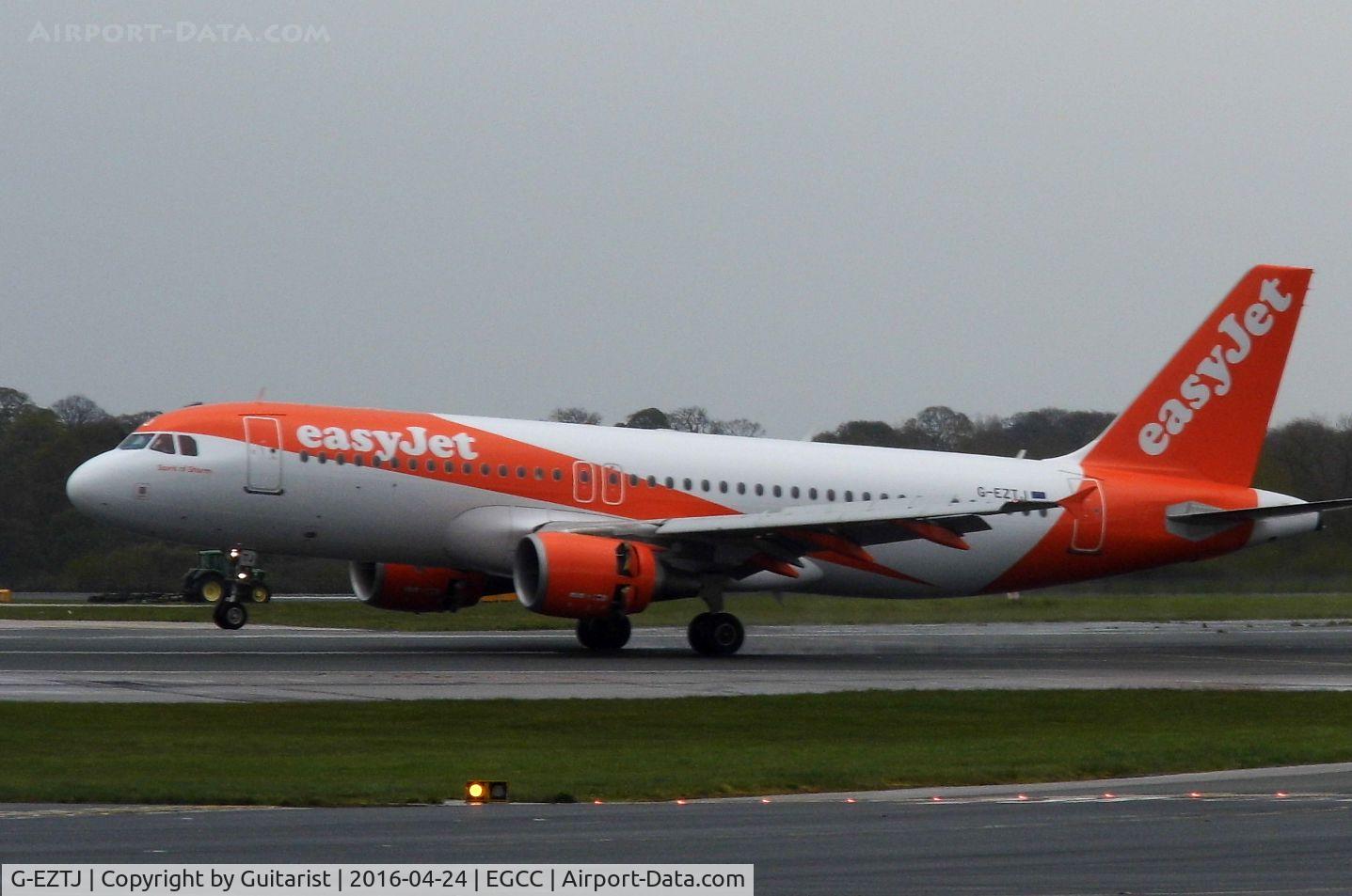 G-EZTJ, 2009 Airbus A320-214 C/N 3979, At Manchester