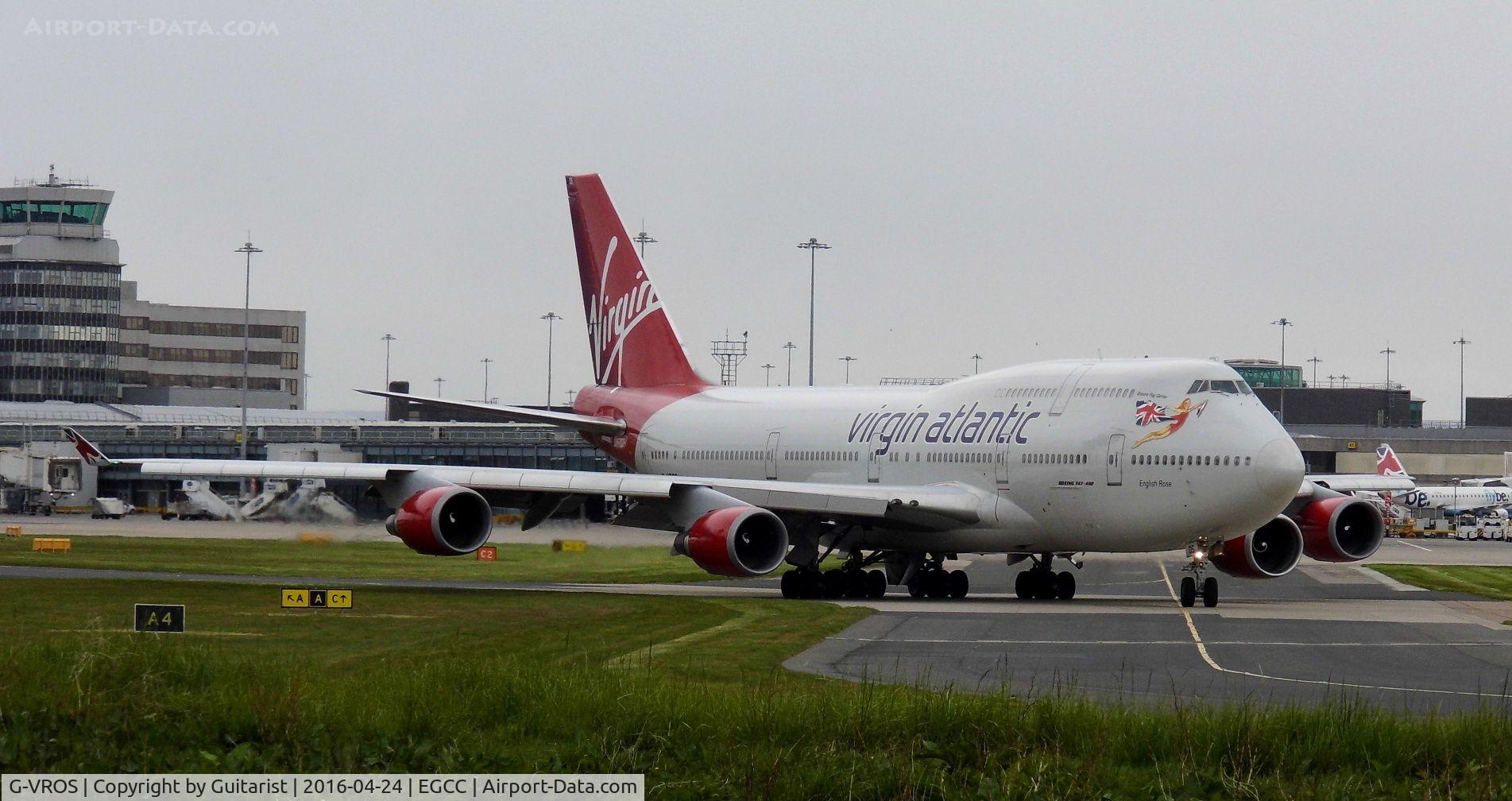 G-VROS, 2001 Boeing 747-443 C/N 30885, At Manchester