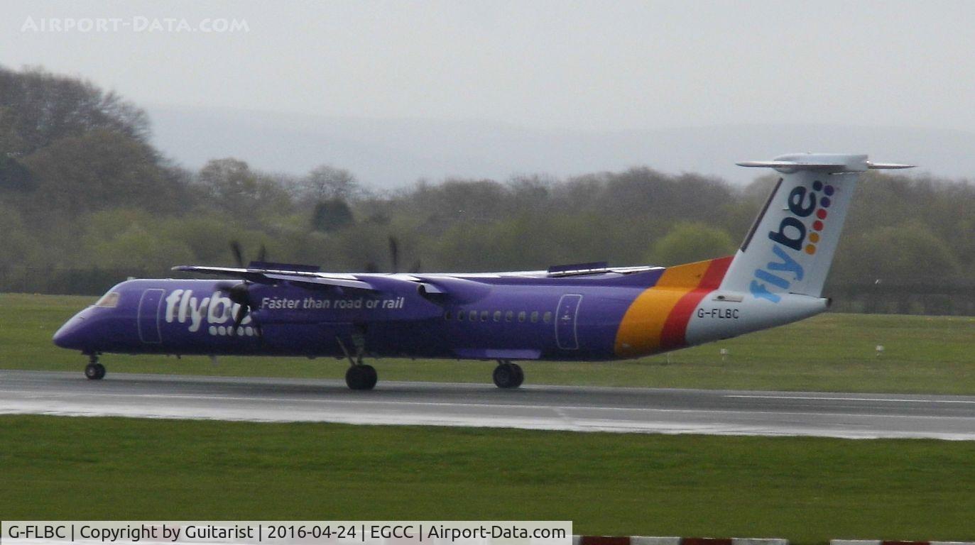G-FLBC, 2009 De Havilland Canada DHC-8-402Q Dash 8 C/N 4257, At Manchester