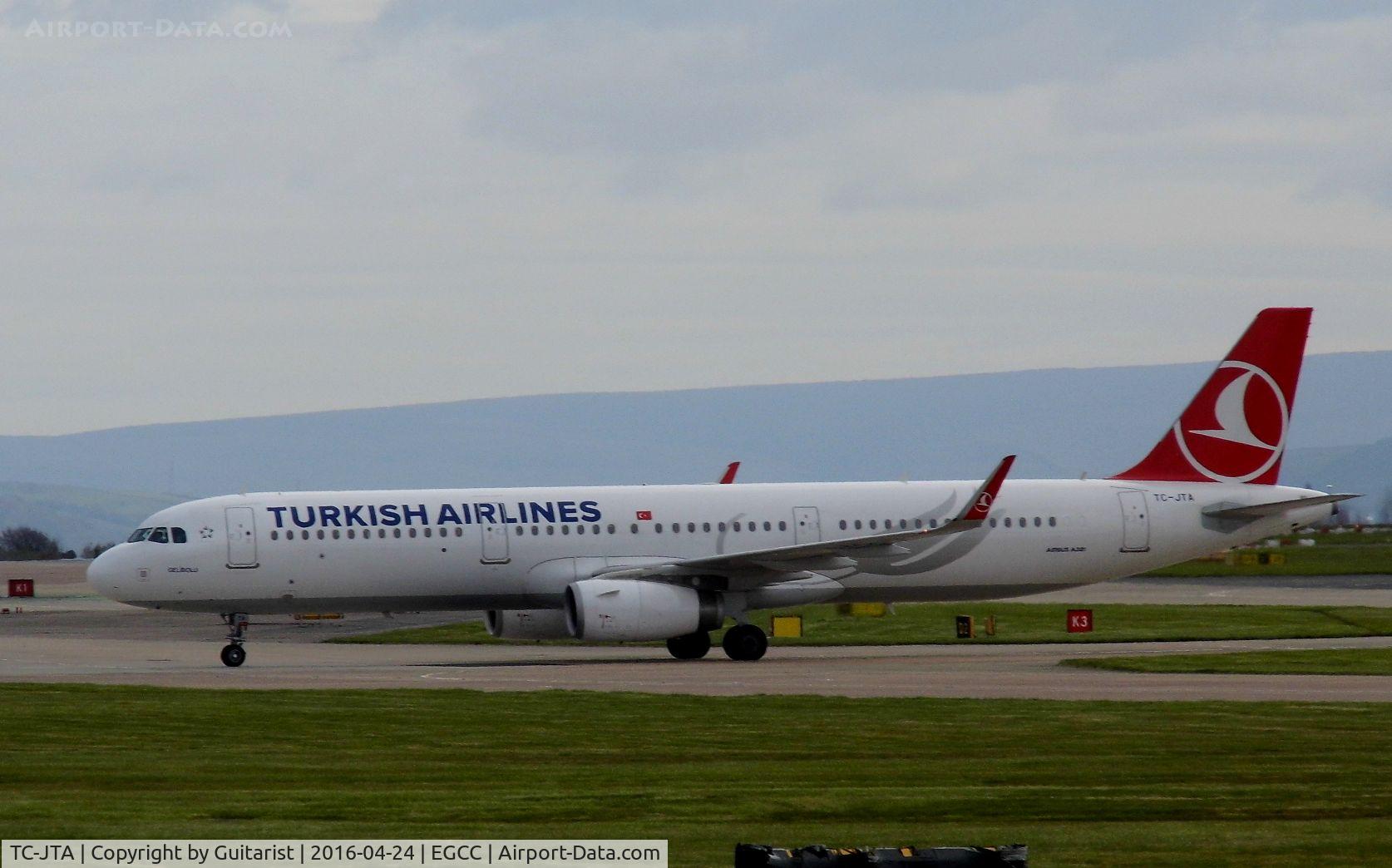 TC-JTA, 2015 Airbus A321-231 C/N 6781, At Manchester