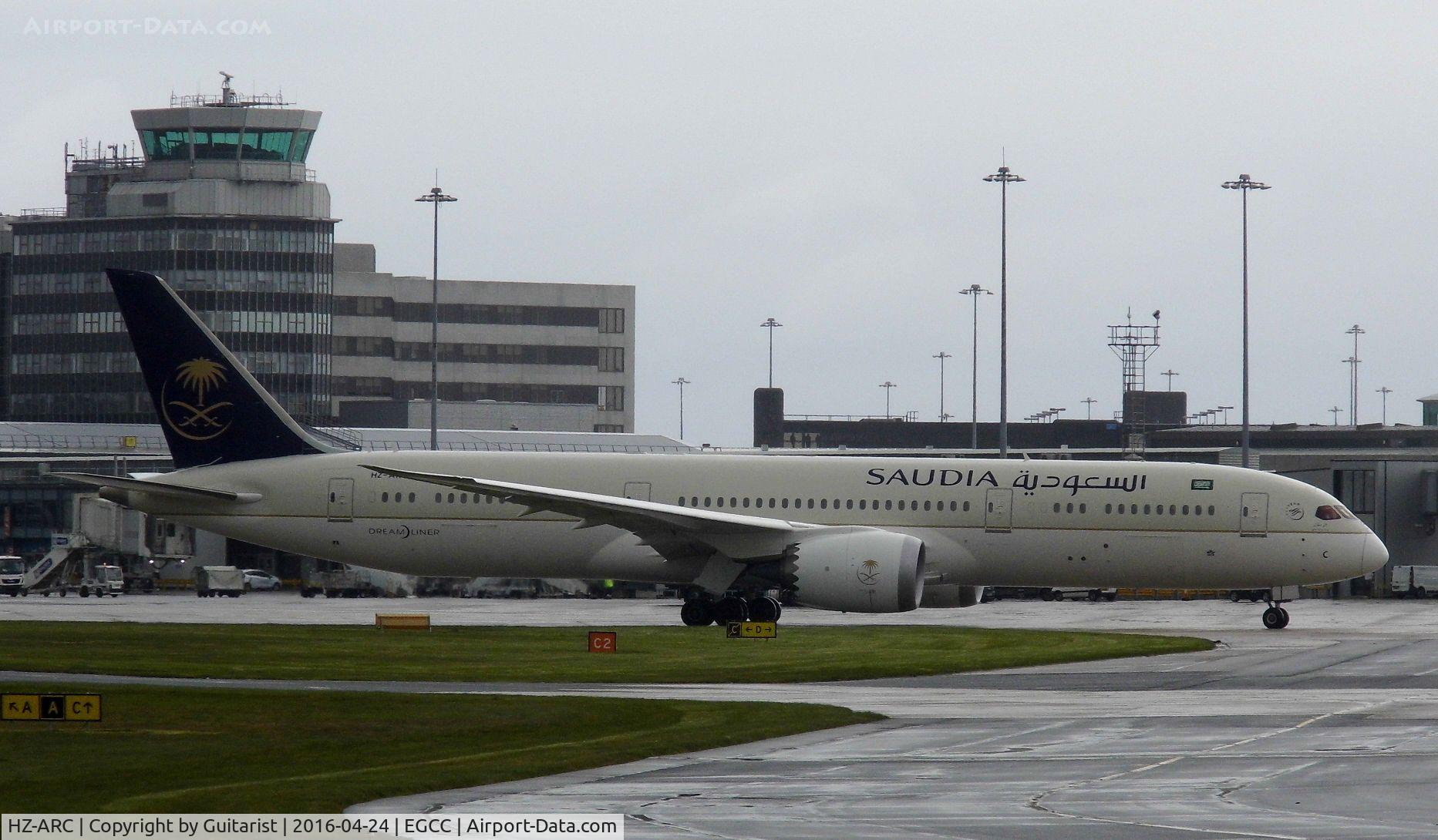 HZ-ARC, 2016 Boeing 787-9 Dreamliner C/N 41546, At Manchester