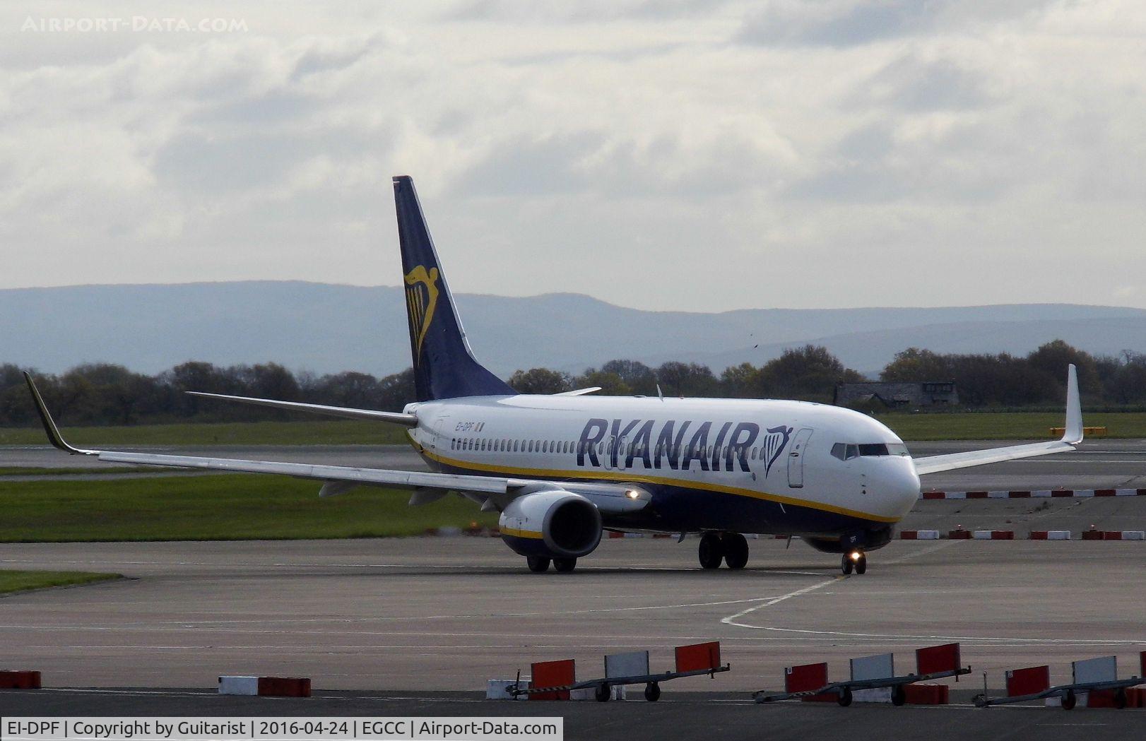 EI-DPF, 2007 Boeing 737-8AS C/N 33606, At Manchester