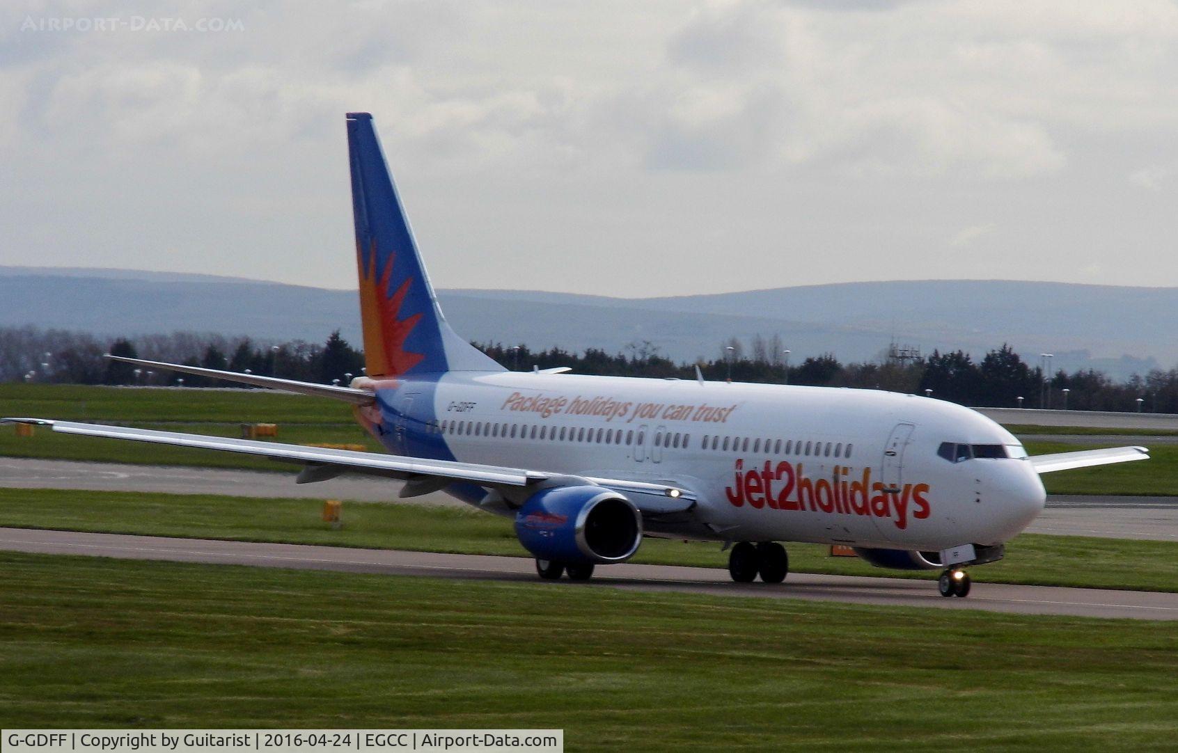 G-GDFF, 1999 Boeing 737-85P C/N 28385, At Manchester