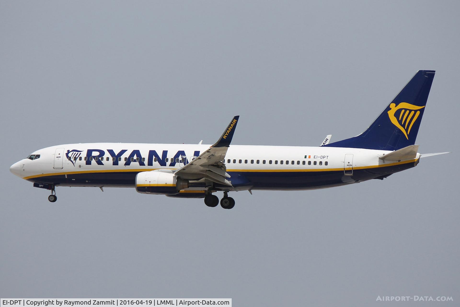 EI-DPT, 2007 Boeing 737-8AS C/N 35550, B737-800 EI-DPT Ryanair