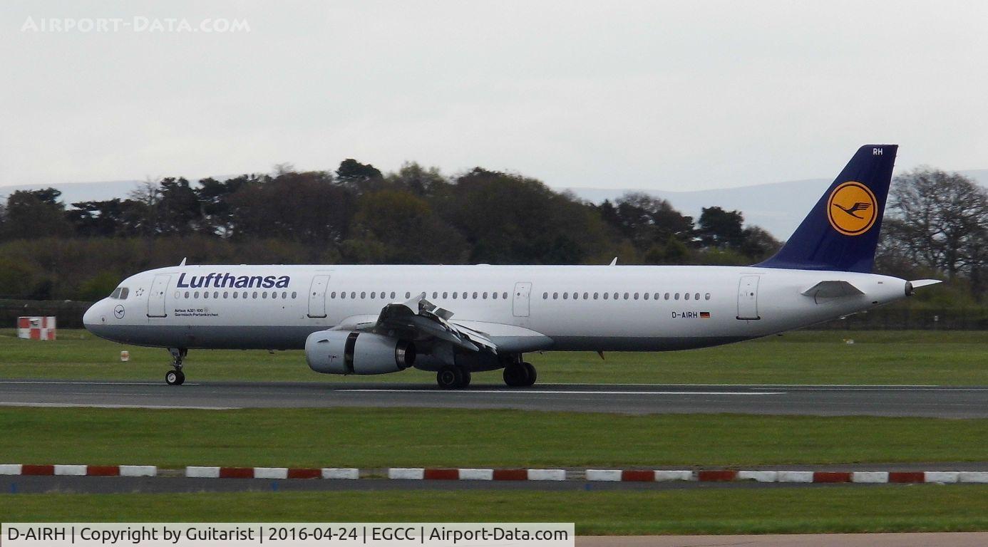 D-AIRH, 1993 Airbus A321-131 C/N 0412, At Manchester