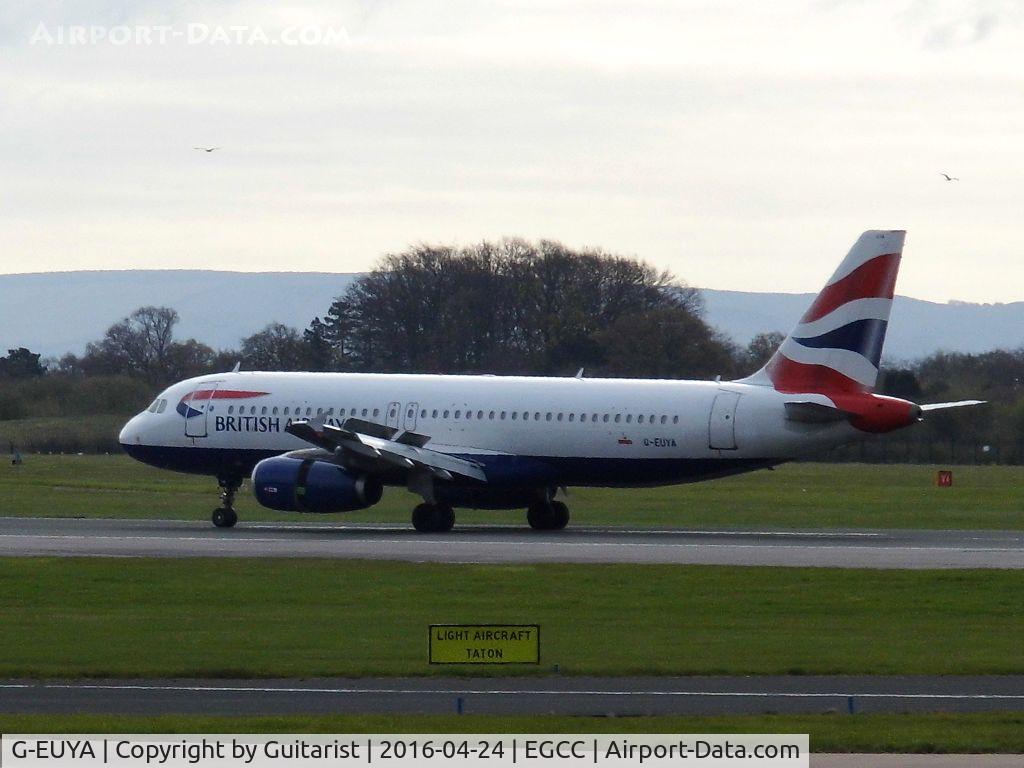 G-EUYA, 2008 Airbus A320-232 C/N 3697, At Manchester