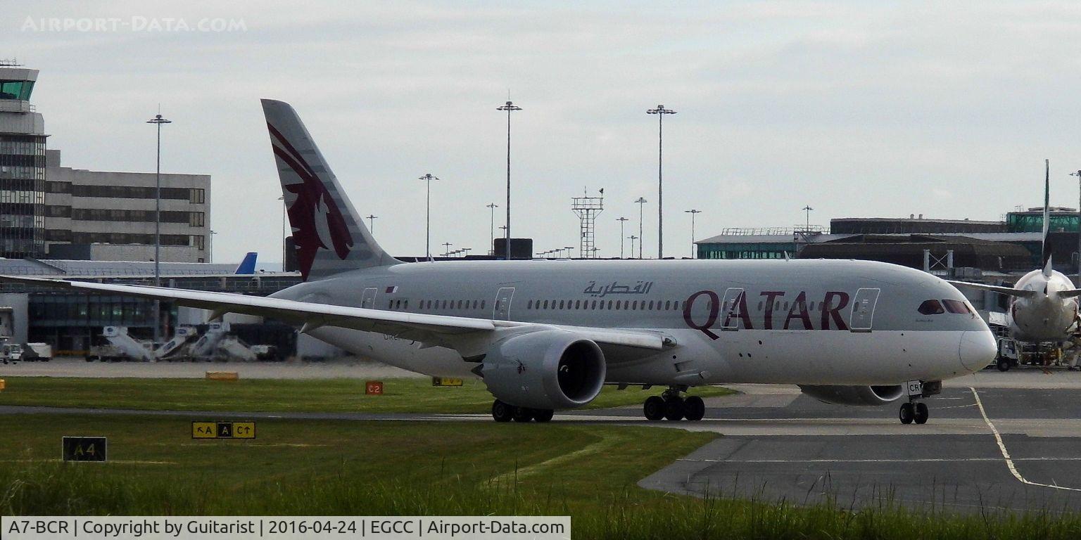 A7-BCR, 2014 Boeing 787-8 Dreamliner Dreamliner C/N 38336, At Manchester