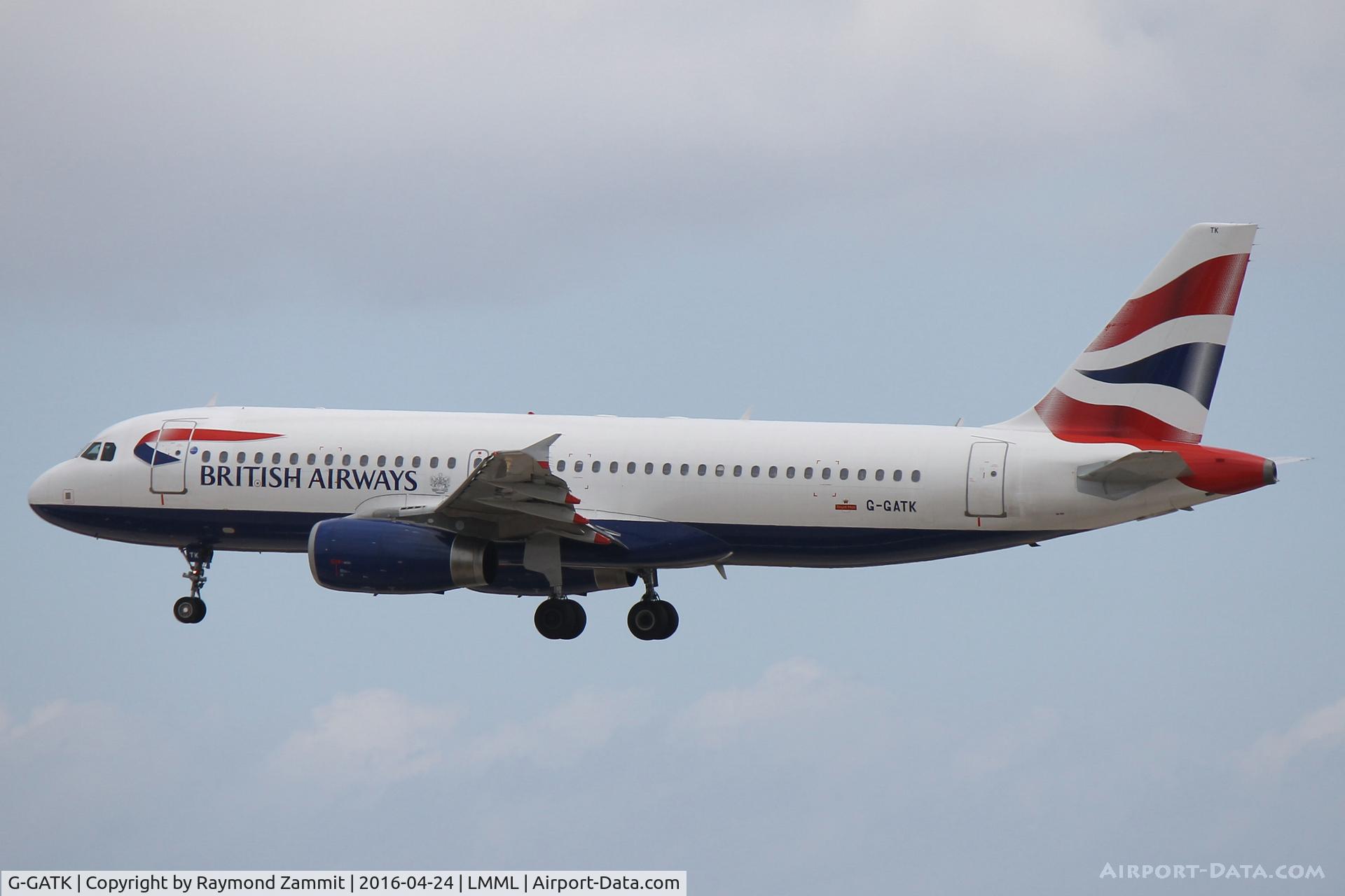 G-GATK, 2002 Airbus A320-233 C/N 1902, A320 G-GATK British Airways