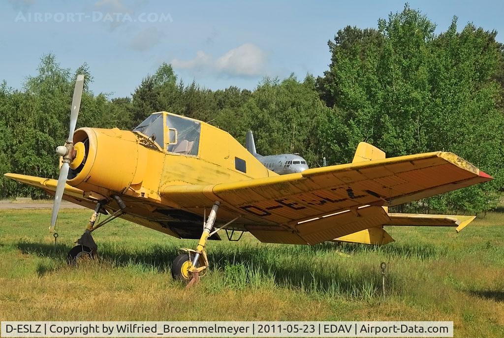 D-ESLZ, 1972 Let Z-37A Cmelak C/N 15-14, Stored in Museum at Finow.