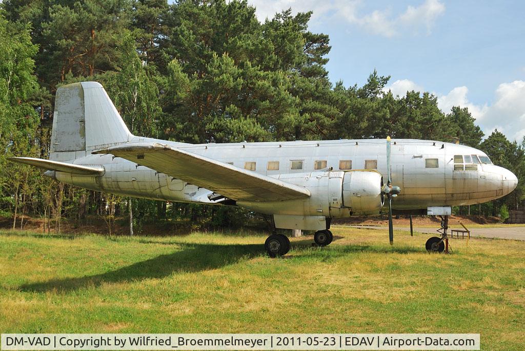 DM-VAD, 1958 Ilyushin (VEB) Il-14P C/N 14803035, Displayed at Finow Air Museum (former NVA - East German Air Force / Soviet Air Force - Airfield)
