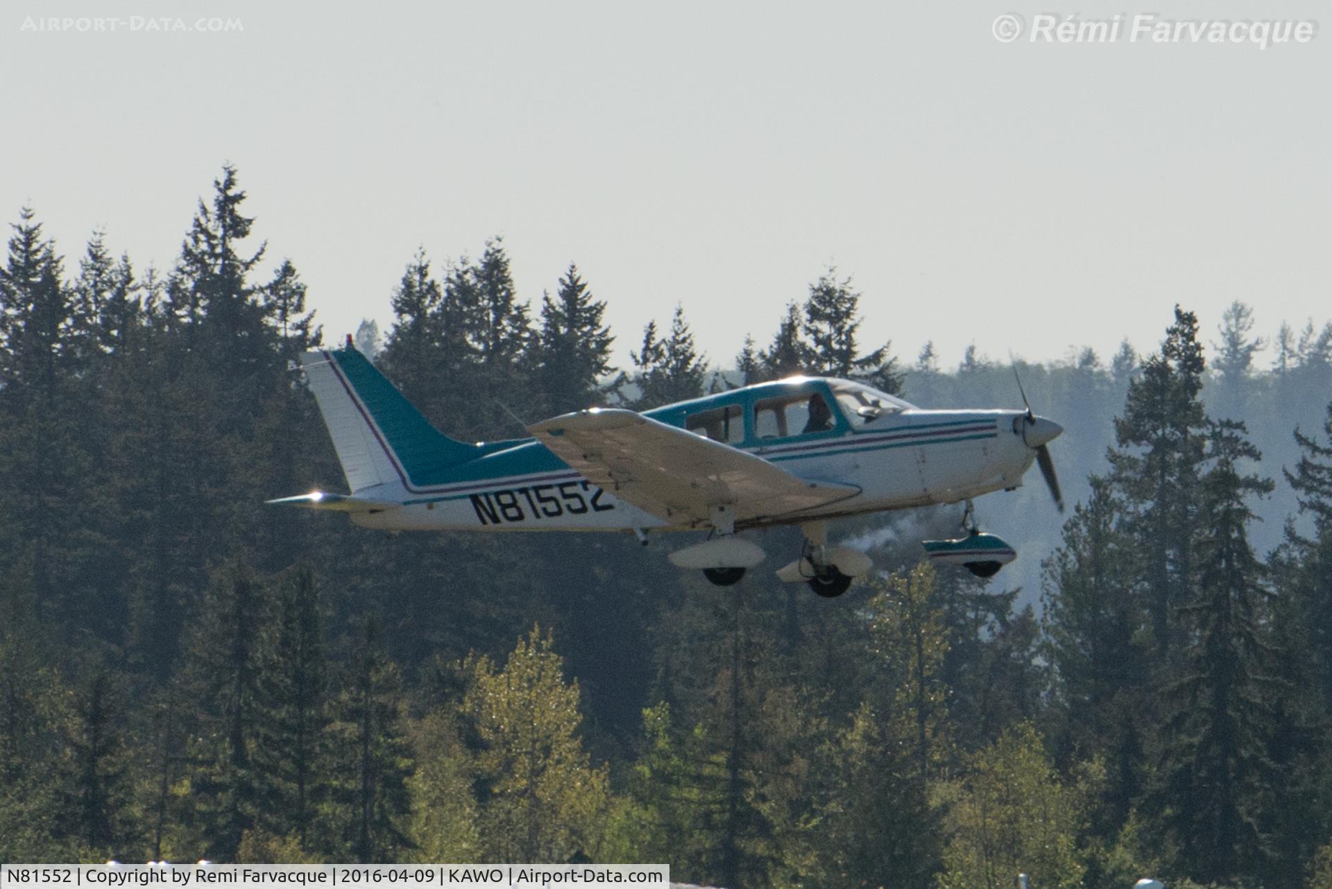 N81552, 1974 Piper PA-28-151 C/N 28-7415255, Fly-by