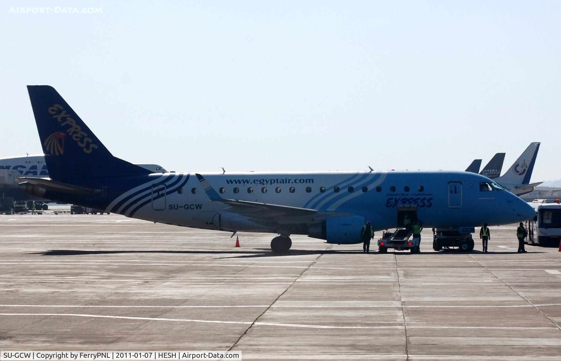 SU-GCW, 2007 Embraer 170LR (ERJ-170-100LR) C/N 17000175, Egyptair Express ERJ170