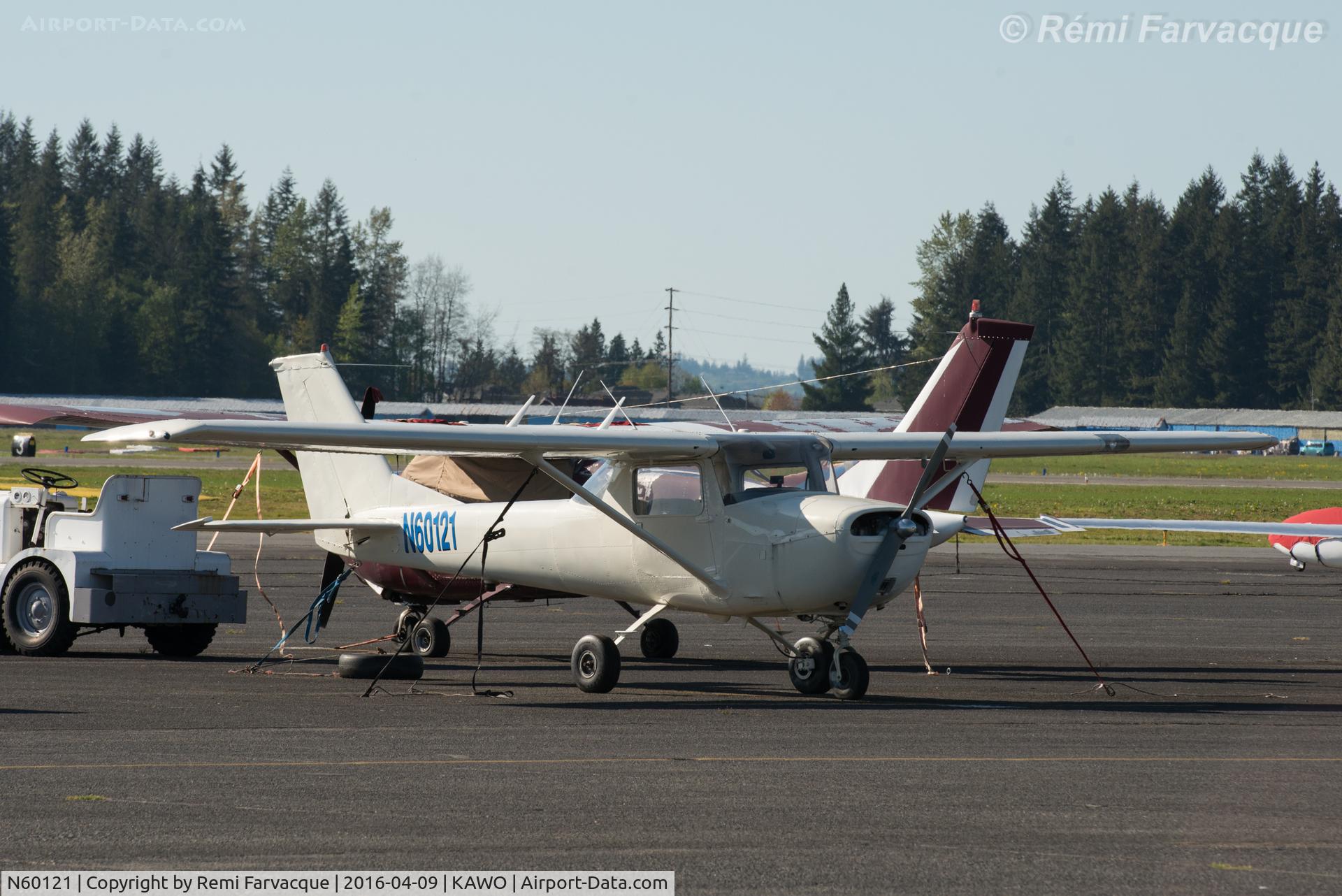 N60121, 1968 Cessna 150J C/N 15070084, Parked south of main terminal building.