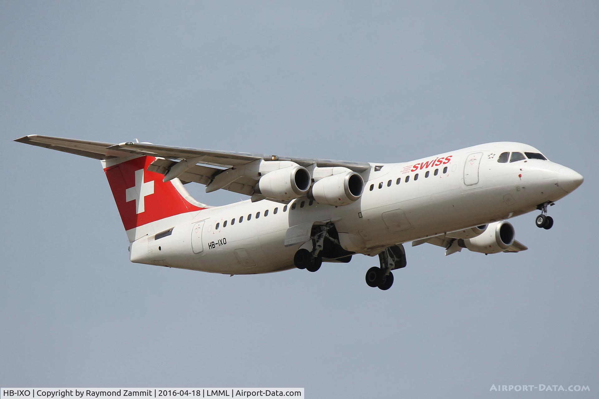 HB-IXO, 1996 British Aerospace Avro 146-RJ100 C/N E3284, Bae146 RJ100 HB-IXO Swiss