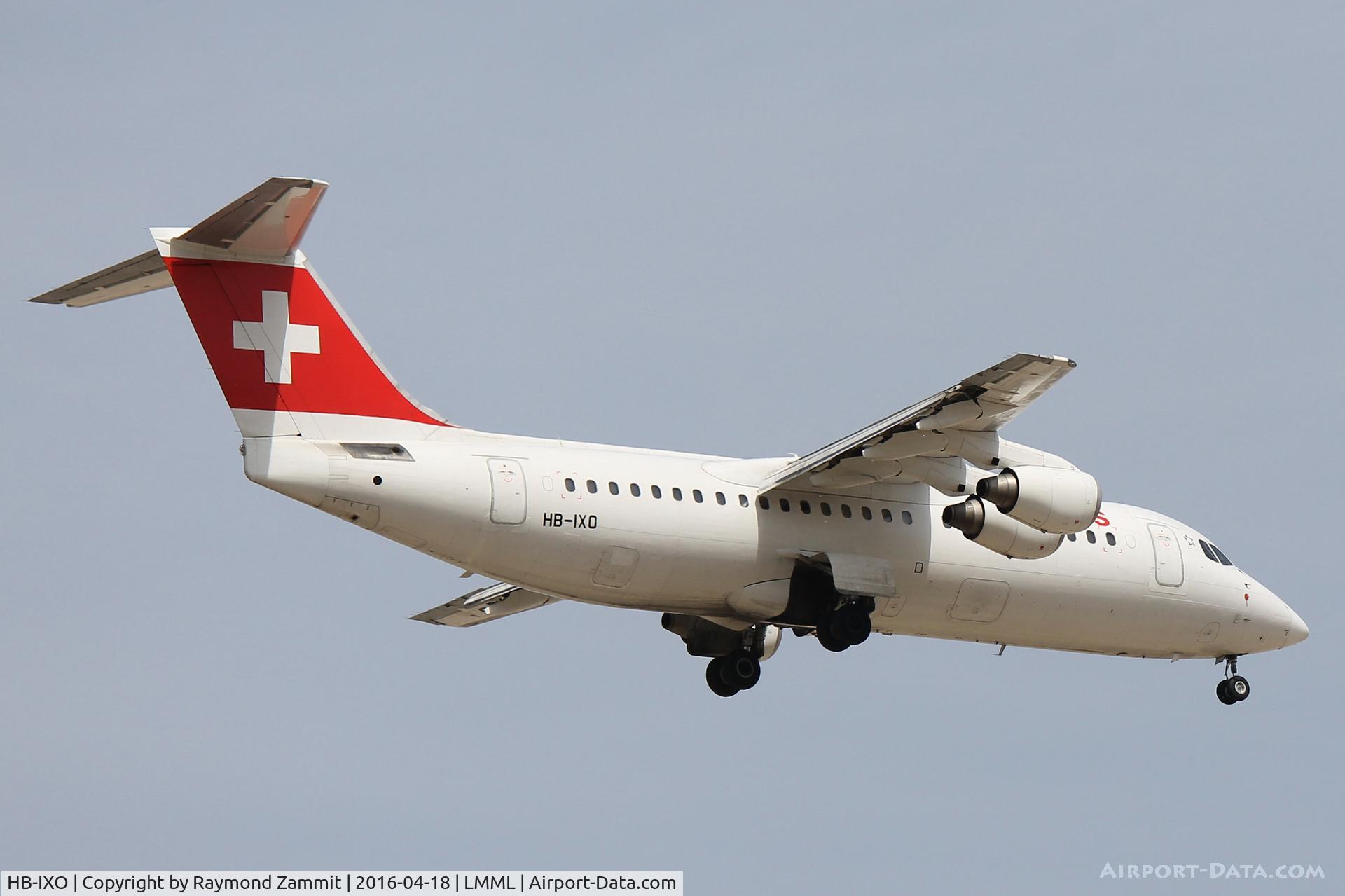 HB-IXO, 1996 British Aerospace Avro 146-RJ100 C/N E3284, Bae146 RJ100 HB-IXO Swiss