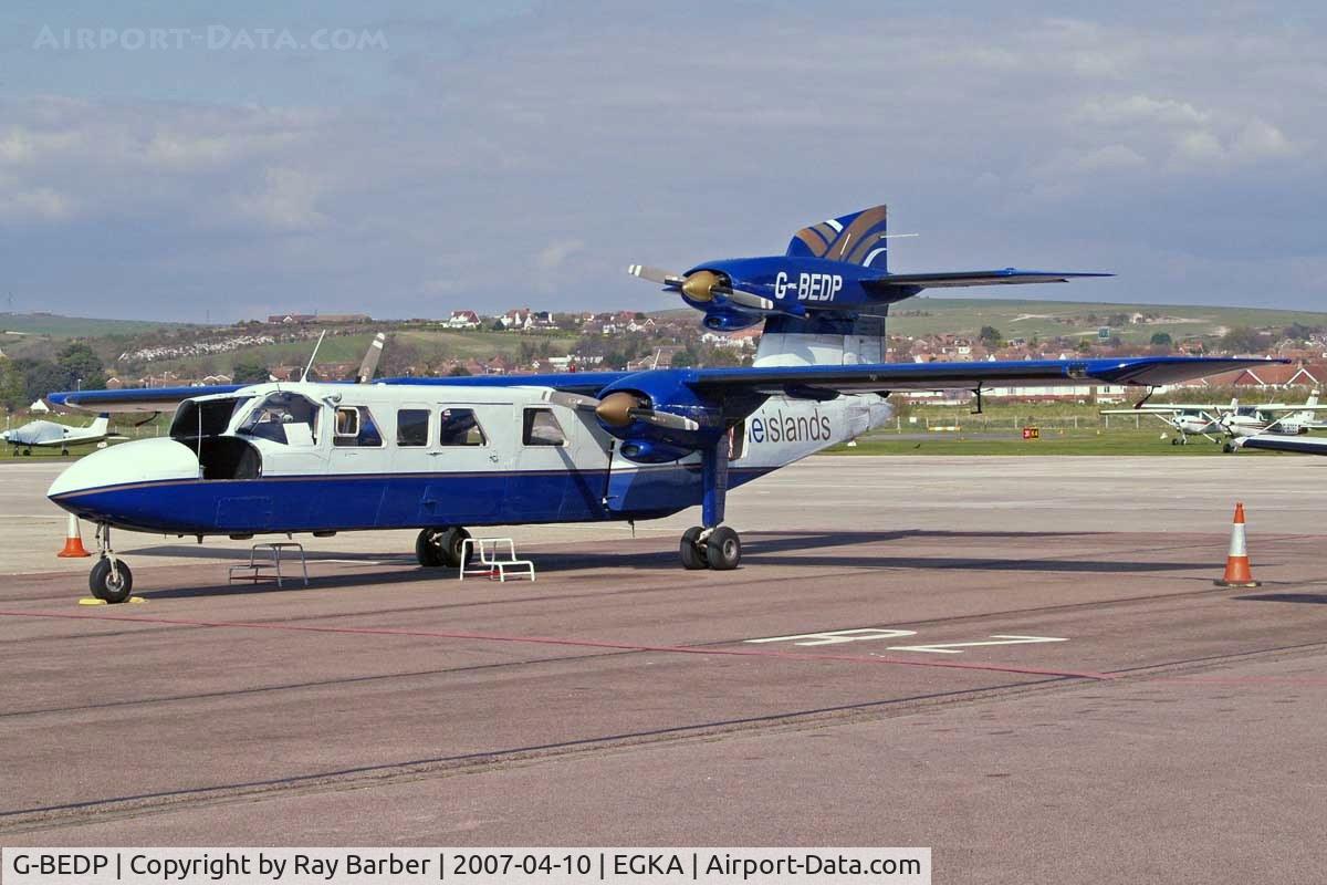 G-BEDP, 1976 Britten-Norman BN-2A Mk.III-2 Trislander C/N 1039, Britten-Norman BN-2 A Mk.III-2 Trislander [1039] (Blue Islands) Shoreham~G 10/04/2007