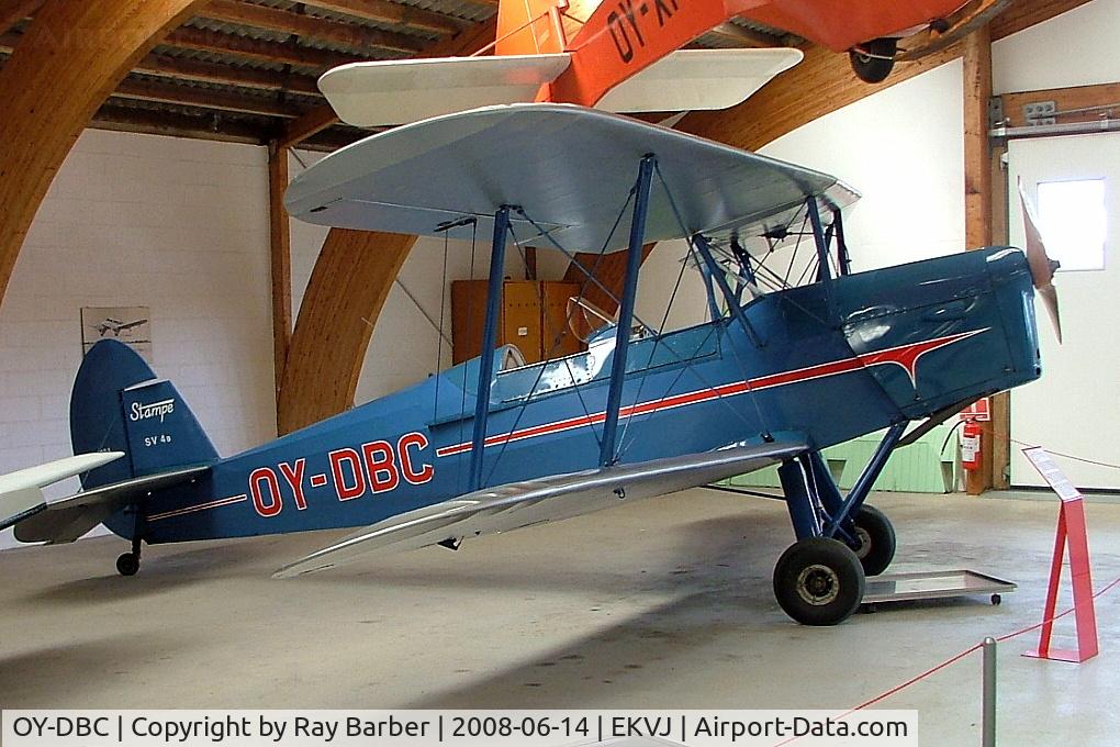 OY-DBC, 1955 Stampe-Vertongen SV-4B C/N 1204, Stampe et Vertongen Stampe SV.4B [1204] Stauning~OY 14/06/2008