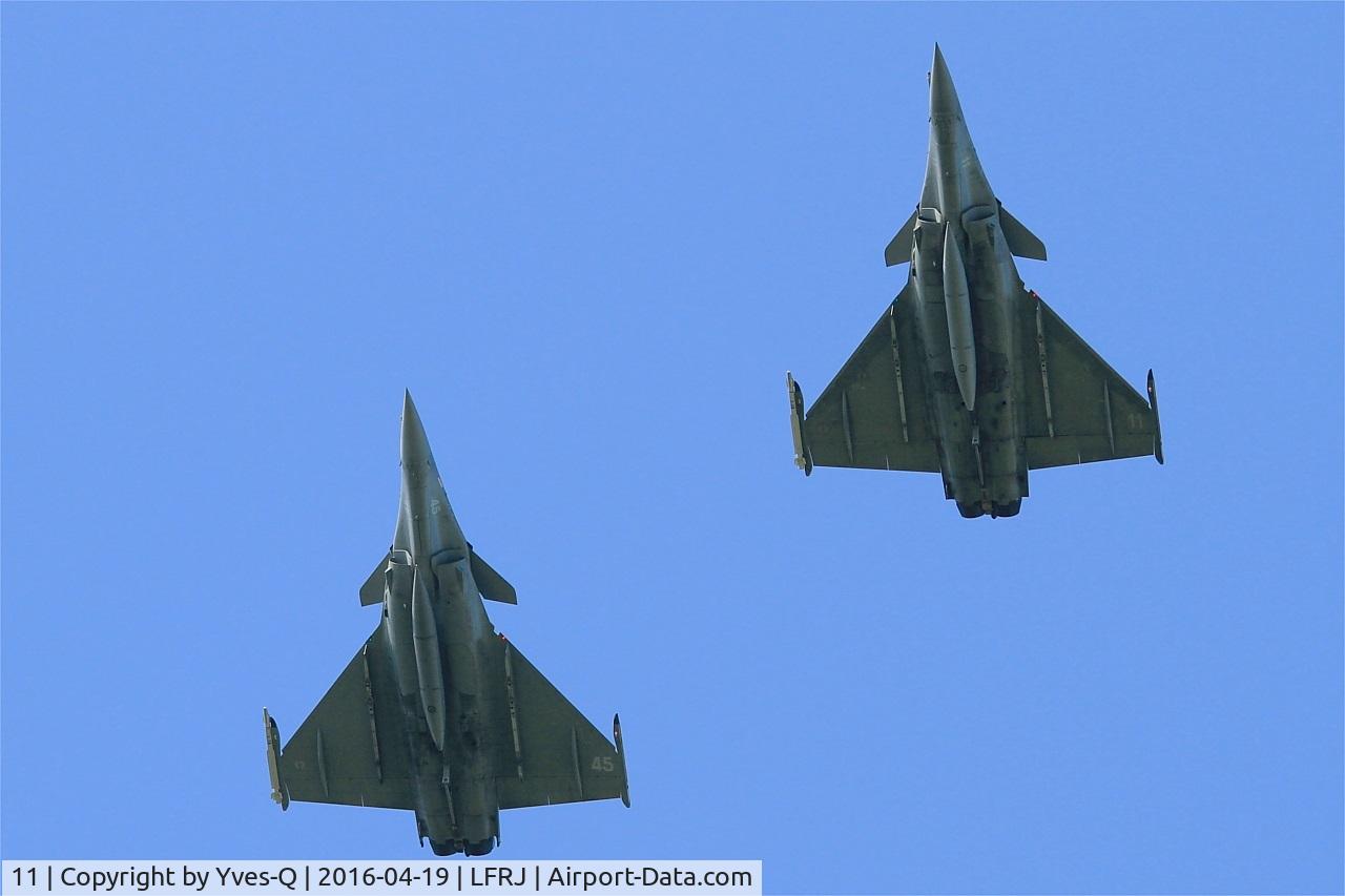 11, Dassault Rafale M C/N 11, Dassault Rafale M, Flight over Landivisiau Naval Air Base (LFRJ)