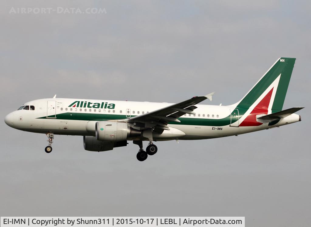 EI-IMN, 2011 Airbus A319-111 C/N 4764, Landing rwy 25R