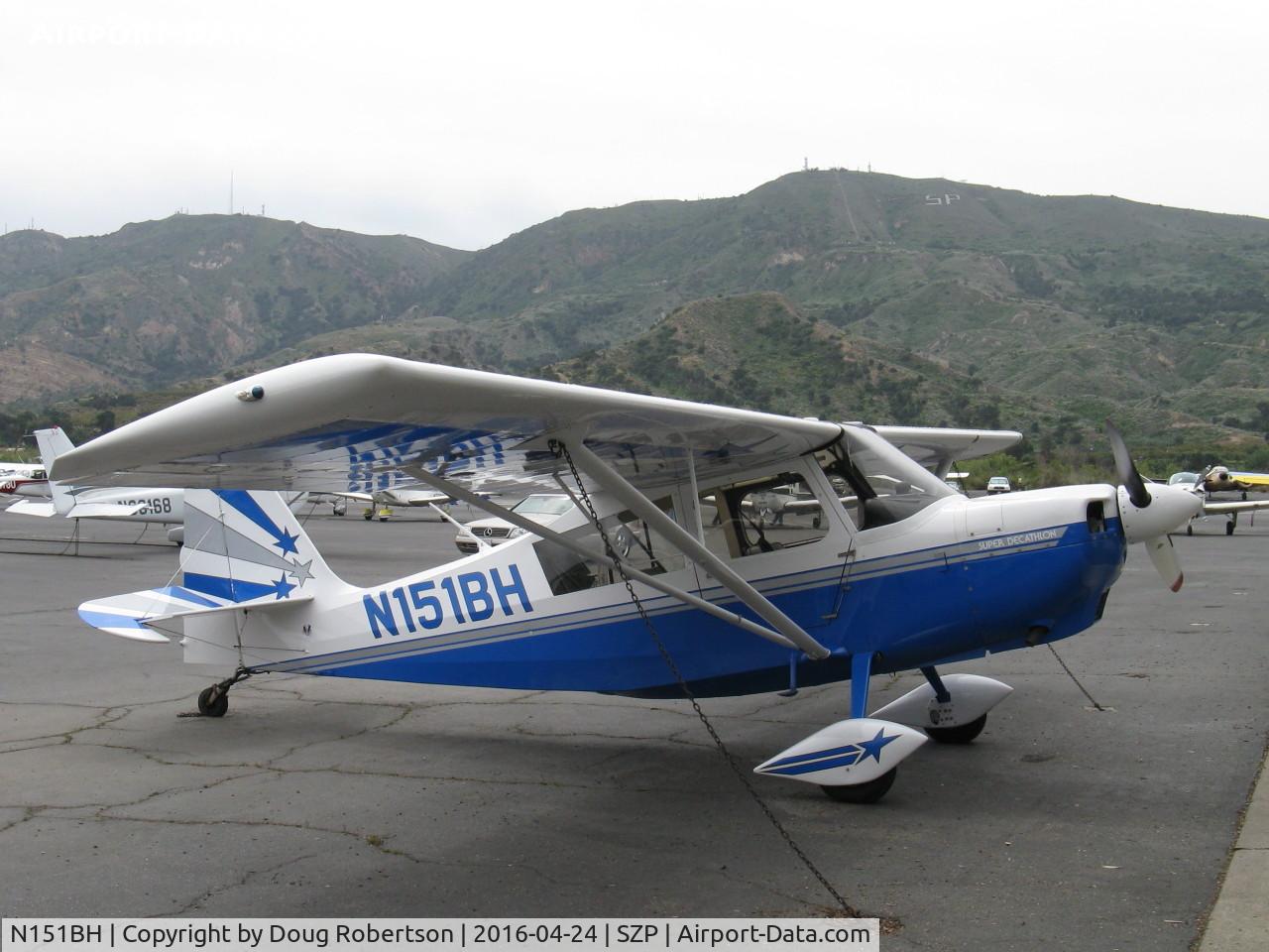 N151BH, 2008 American Champion 8KCAB Super Decathlon Decathlon C/N 1061-2008, 2008 American Champion 8KCAB SUPER DECATHLON, Lycoming AEIO-360 180 Hp, Barron Hilton's replacement for N240R, Steve Fossett's last ride-see photos here, One Bravo Hotel  a great radio call!