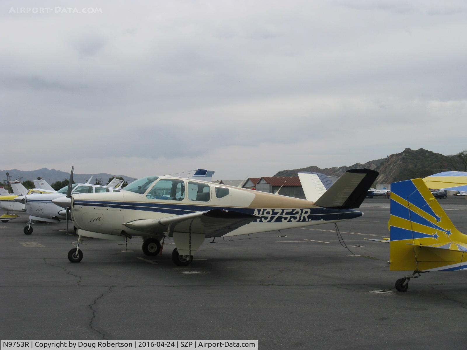 N9753R, 1960 Beech M35 Bonanza C/N D-6241, 1960 Beech M35 BONANZA, Continental IO-470-C 250 Hp. M model was last of the 250 Hp models-N & P35s were 260 Hp. then next model S35 BONANZA went to 285 Hp