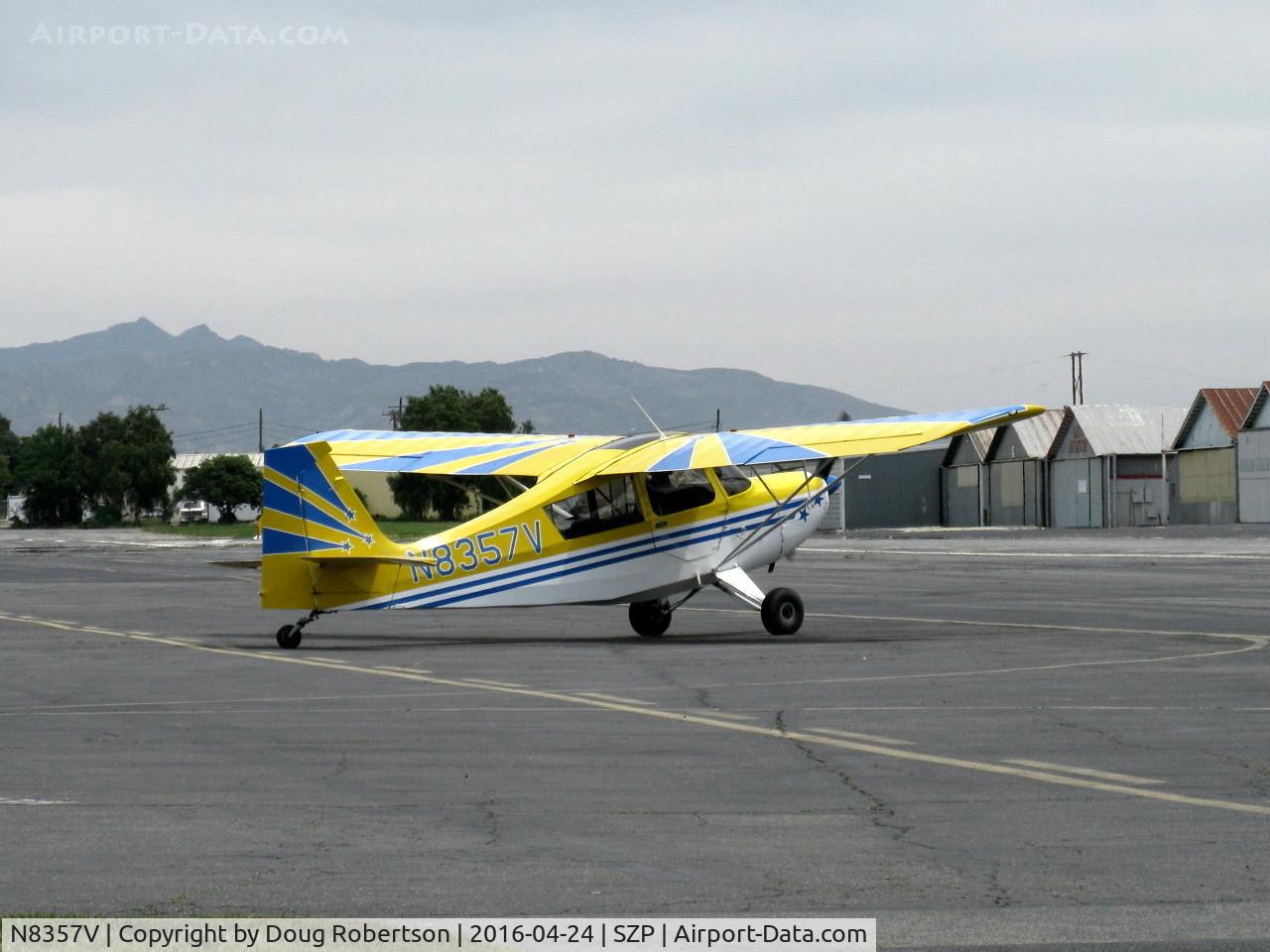 N8357V, 1966 Champion 7GCAA Citabria C/N 136, 1966 Champion 7GCAA CITABRIA, Lycoming O-320 150 Hp, taxi from transient parking to Rwy 22