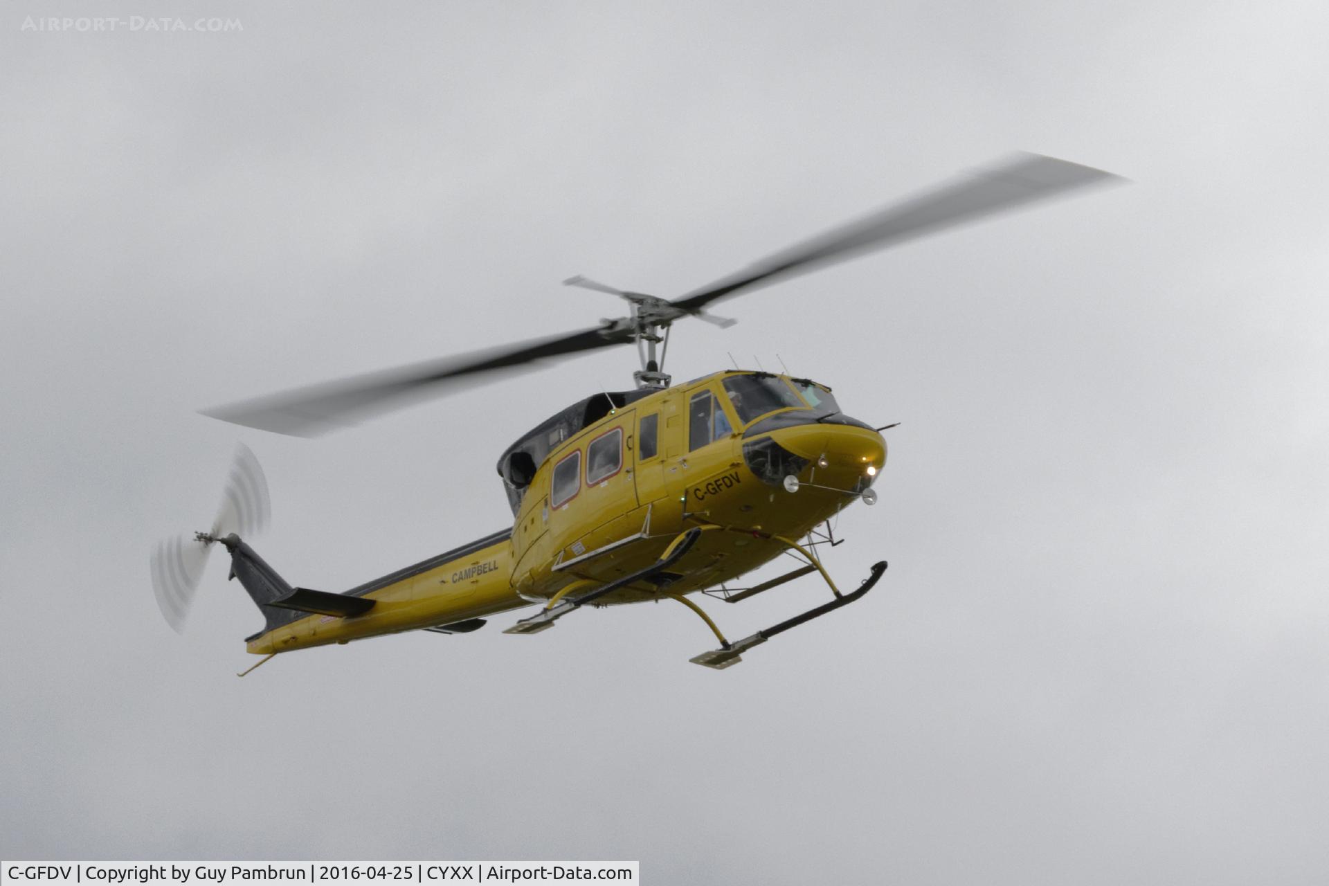 C-GFDV, 1977 Bell 212 C/N 30842, Landing