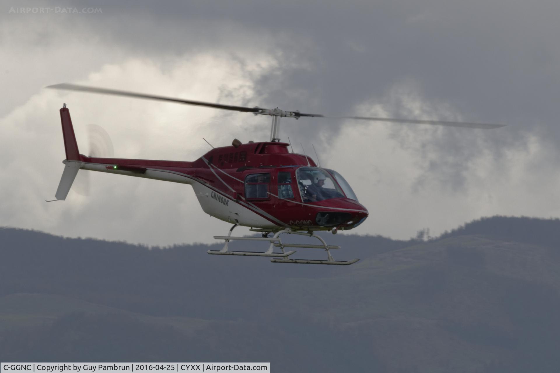 C-GGNC, 1976 Bell 206B JetRanger II C/N 2123, Landing