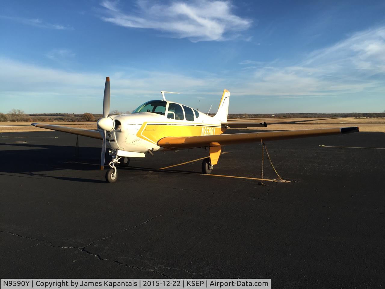 N9590Y, 1962 Beech 35-B33 Debonair C/N CD-577, 1962 Beech 35-B33 Debonair