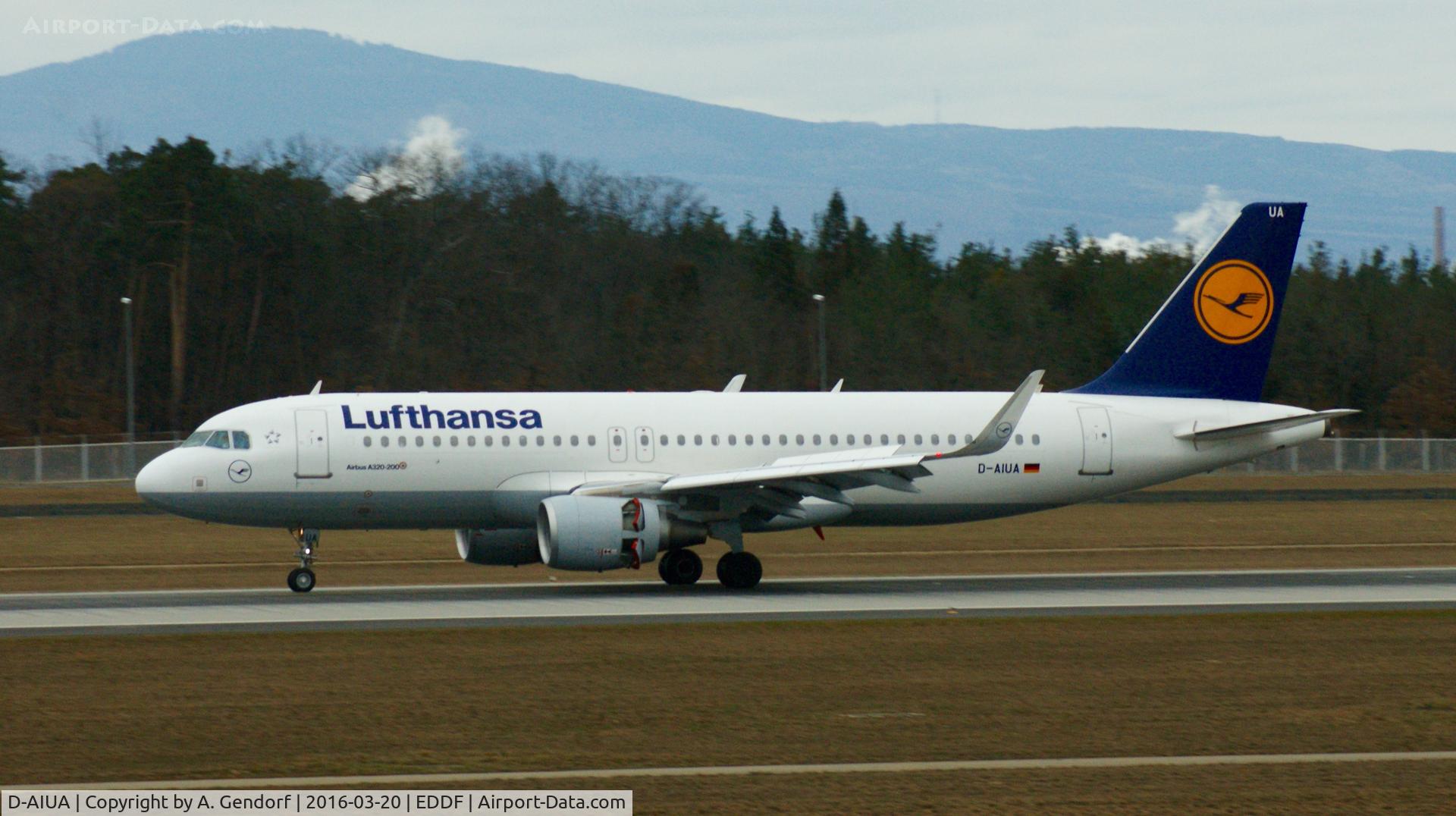 D-AIUA, 2013 Airbus A320-214 C/N 5935, Lufthansa, is here at Frankfurt Rhein/Main(EDDF)