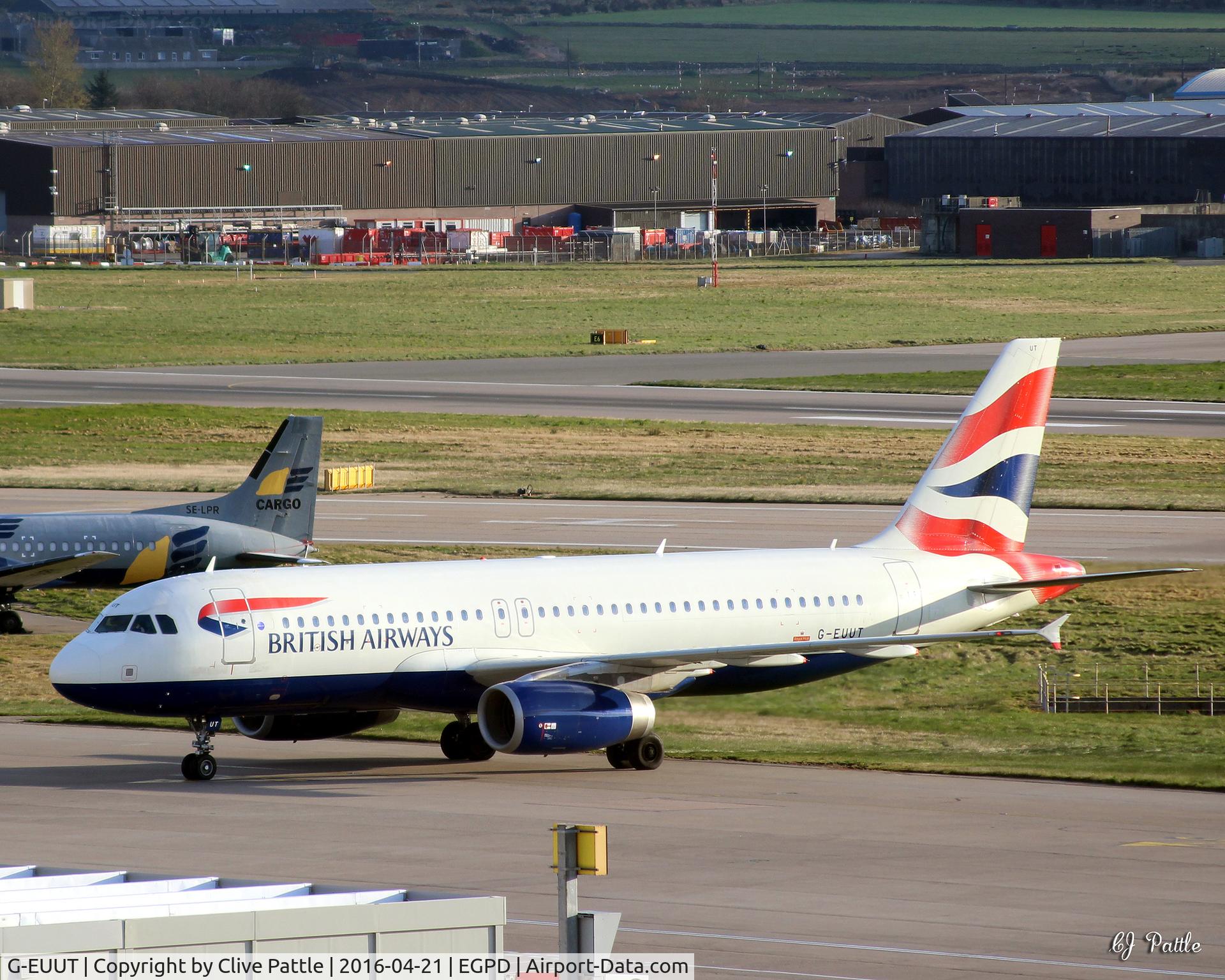 G-EUUT, 2007 Airbus A320-232 C/N 3314, at Aberdeen EGPD/ABZ